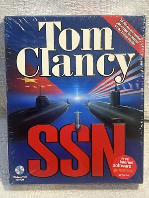 Tom Clancy SSN PC Windows 95 Big RETAIL Box Factory Sealed NEW