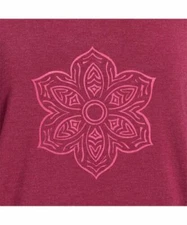 Women's Life is Good Mandala Wild Cherry LS Supreme Scoop Pullover