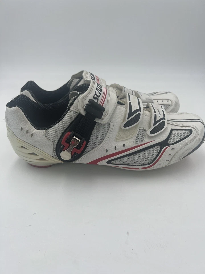Zapatos de ciclismo Scattante Ferraci para hombre blancos talla 48 (US 14) Foto 4 de 4