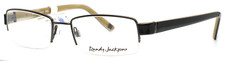 RANDY JACKSON 1009 021 Gunmetal Mens Rectangle Eyeglasses 53-19-140 B:29