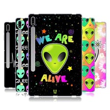 HEAD CASE DESIGNS ALIEN EMOJI SOFT GEL CASE FOR SAMSUNG TABLETS 1