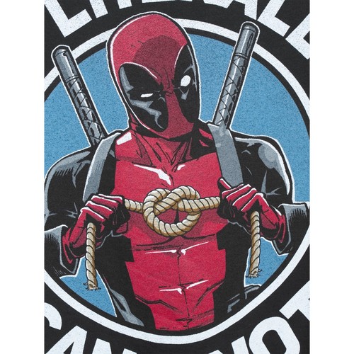 Marvel Deadpool Men's I Literally Can Knot & I'm Sorry Short Sleeve Graphic Tee - Picture 3 of 6