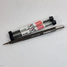 Vintage Scripto Classic Mechanical Pencil Translucent gray Clear w/ long leads