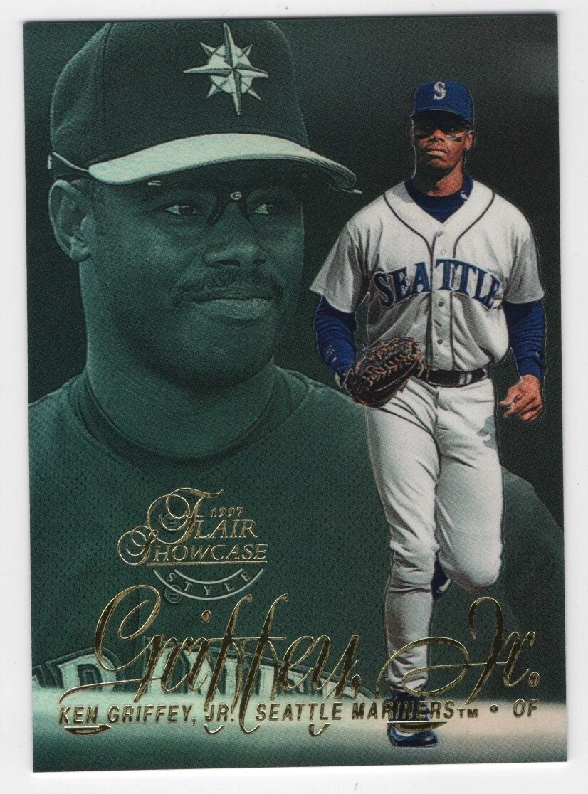 マリナーズ ケン・グリフィーJr マジェスティック #永久欠番24 殿堂 レア 1997 Flair Showcase - Ken Griffey Jr #24 for sale | eBay