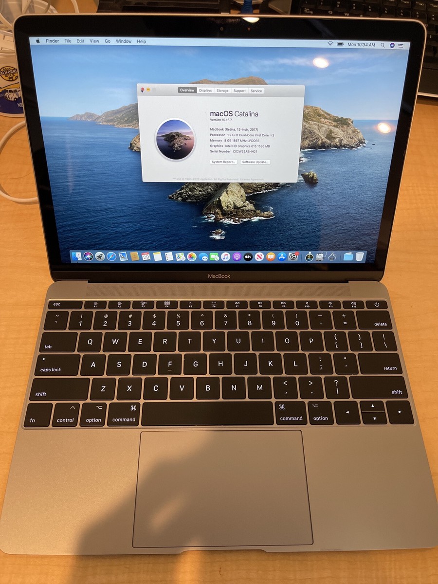 MacBook 12inch 2017年モデル 8GB 250GB 2017 Apple MacBook Laptop 12” 1.2 GHZ 8GB 256GB Space Gray