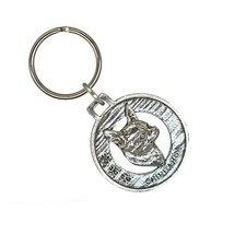 Chihuahua Keychain, D048KC, 1 1/2 Inch, Small Dog Breed, Metal, Pet Charm, Gift