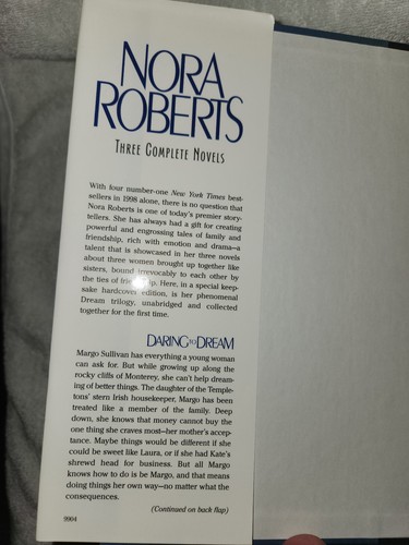 Dream Trilogy by Nora Roberts (HC, 1997) romance fiction Daring Holding Finding - Picture 4 of 7