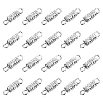 20pcs barrel clasps screw Jewelry Making Accessories Magnetic