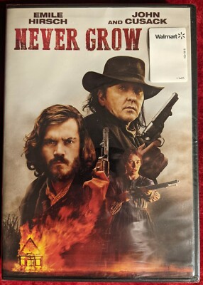 Never Grow Old (DVD, 2019) Emile Hirsch, John Cusack - New Sealed