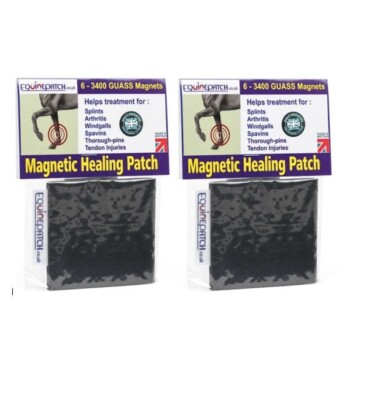 2 x superstarkes Magnettherapie-Pflaster - von EquinePatch