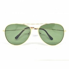 GOLD FRAME GREEN CLASSIC G-15 Pilot SUNGLASSES NEW -3210SDR