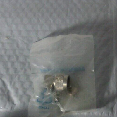 Amphenol  172180 N Type Connector Plug, Male Pin 50Ohm Free Hanging, New
