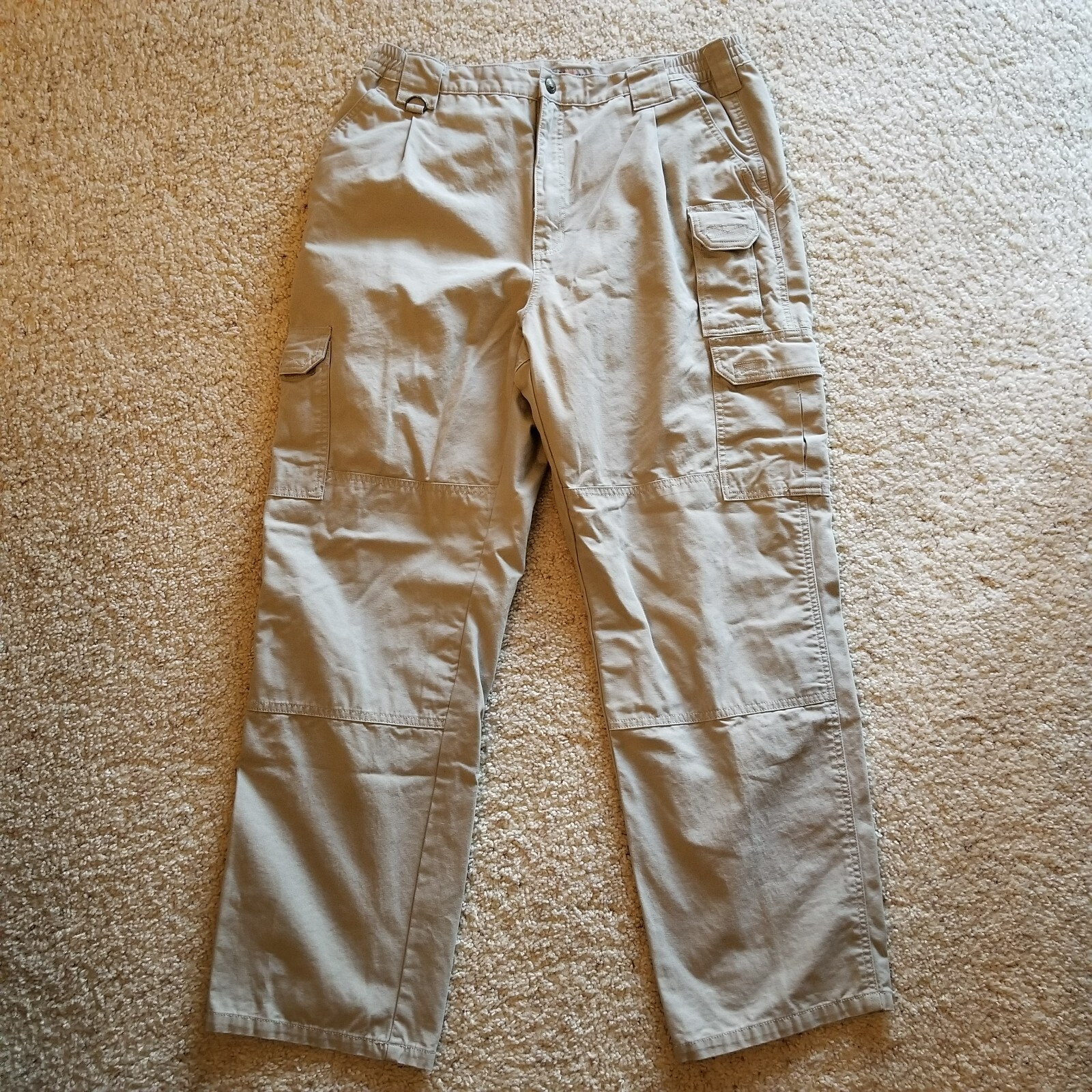 5.11 Tactical 38 x 32 Grid Gray Cargo Pants 100% Cotton 74251-055