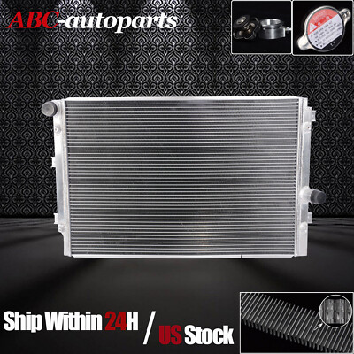 3Rows Aluminum Radiator For 2013-2019 VW Volkswagen Beetle/Jetta/Passat 1.8/2.0L