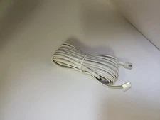 NEW 25 Foot Phone Extension Cord 25 Ft Telephone Cable W/Standard RJ11 Plug 25FT