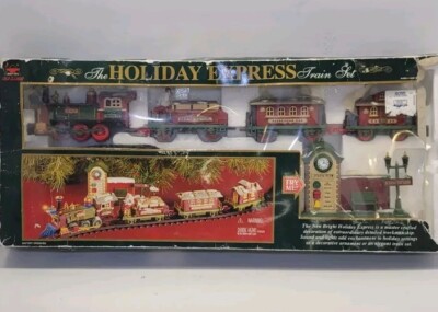 RARE Vintage New Bright THE HOLIDAY EXPRESS # 178 Train Set