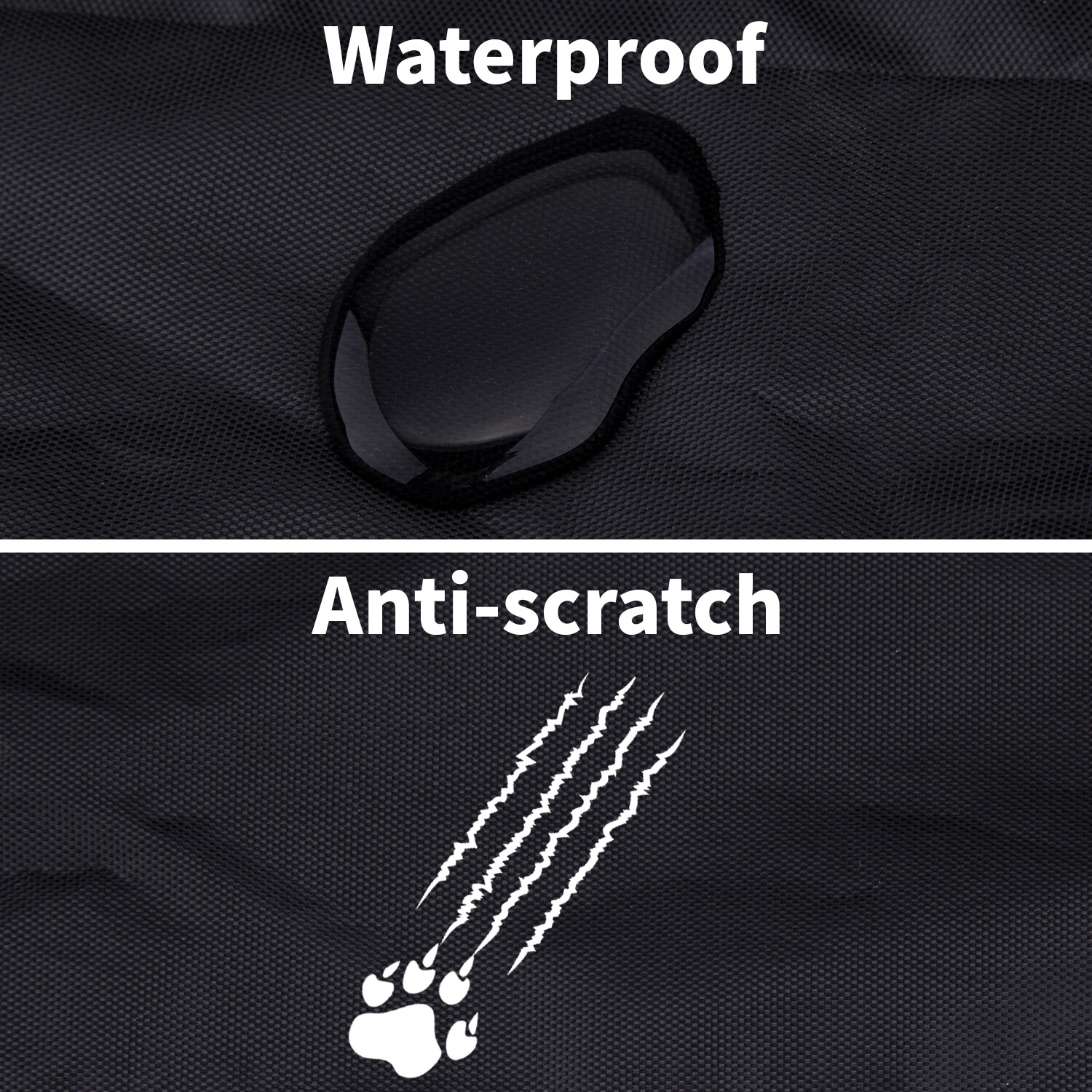 Universal Waterproof Rear Car Seat Cover Dog Pet Heavy Duty Seat