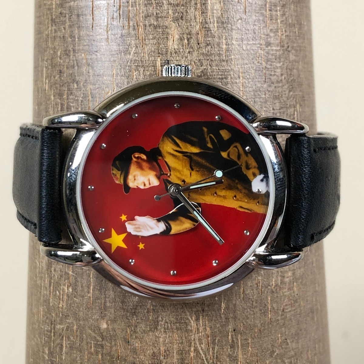 Shanghai Tang Unisex Deng Xiaoping Leather Mechanical Wind 36mm