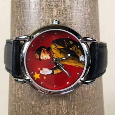 Shanghai Tang Unisex Deng Xiaoping Leather Mechanical Wind 36mm