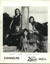 1989 Press Photo The Band Evangeline - nop26248