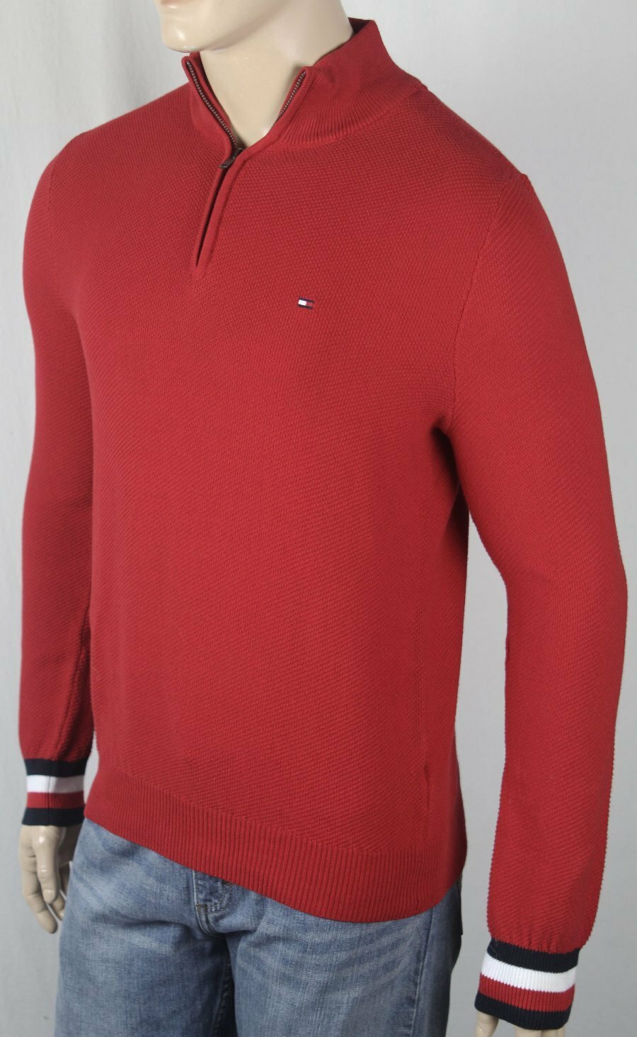 Half Zip Mock Turtleneck Sweater NWT 