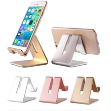 Universal Aluminum Phone Stand – Sleek Desk Holder Mount for Phones & Tablets