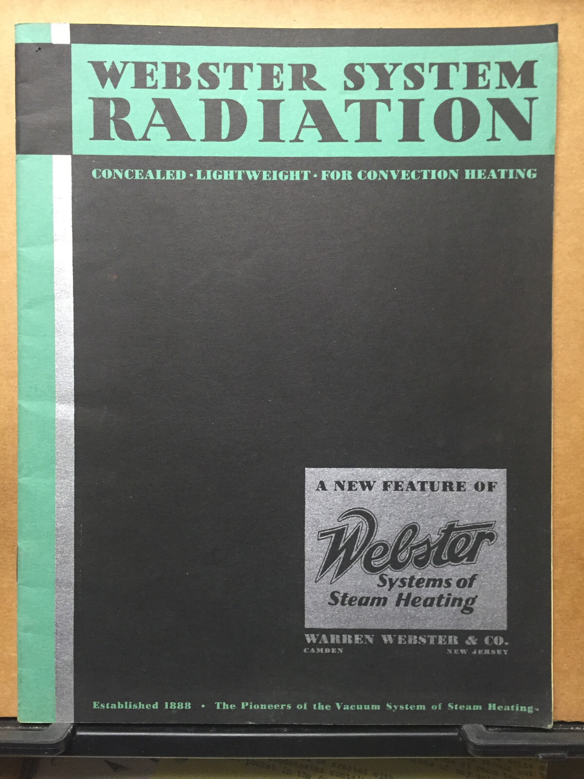 Vtg Warren ster & Co Catalog 1932 Steam Heating Radiator Enclosures
