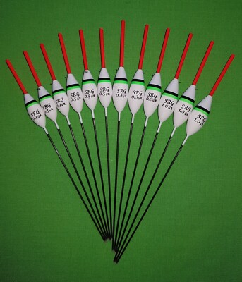 *SCHNÄPPCHEN* 12 x verschiedene hochwertige Angelrute Schwimmer (Pack 314R/Y12)