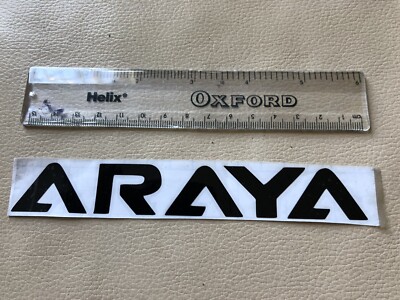 Old School Bmx Araya Rub-on/Transfer Decal