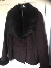 Womens Size L M&s Brown Coat