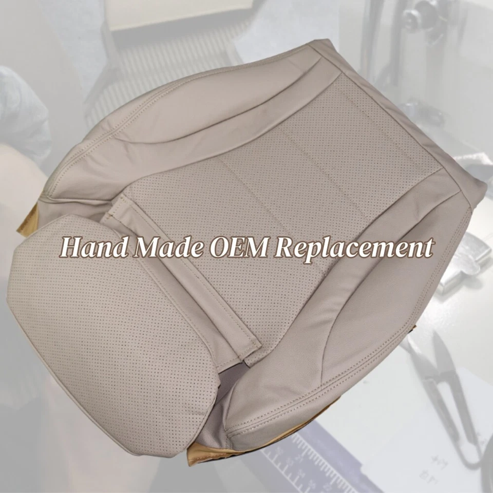 For 2015-2021 Mercedes Benz C300 Driver Side Bottom Leather Seat Cover Tan - Image 3 of 4