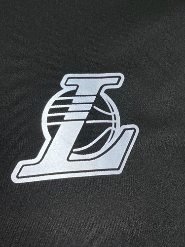 Los Angeles Lakers NBA Black Quarter Zip Pullover Men's MEDIUM - Picture 3 of 11