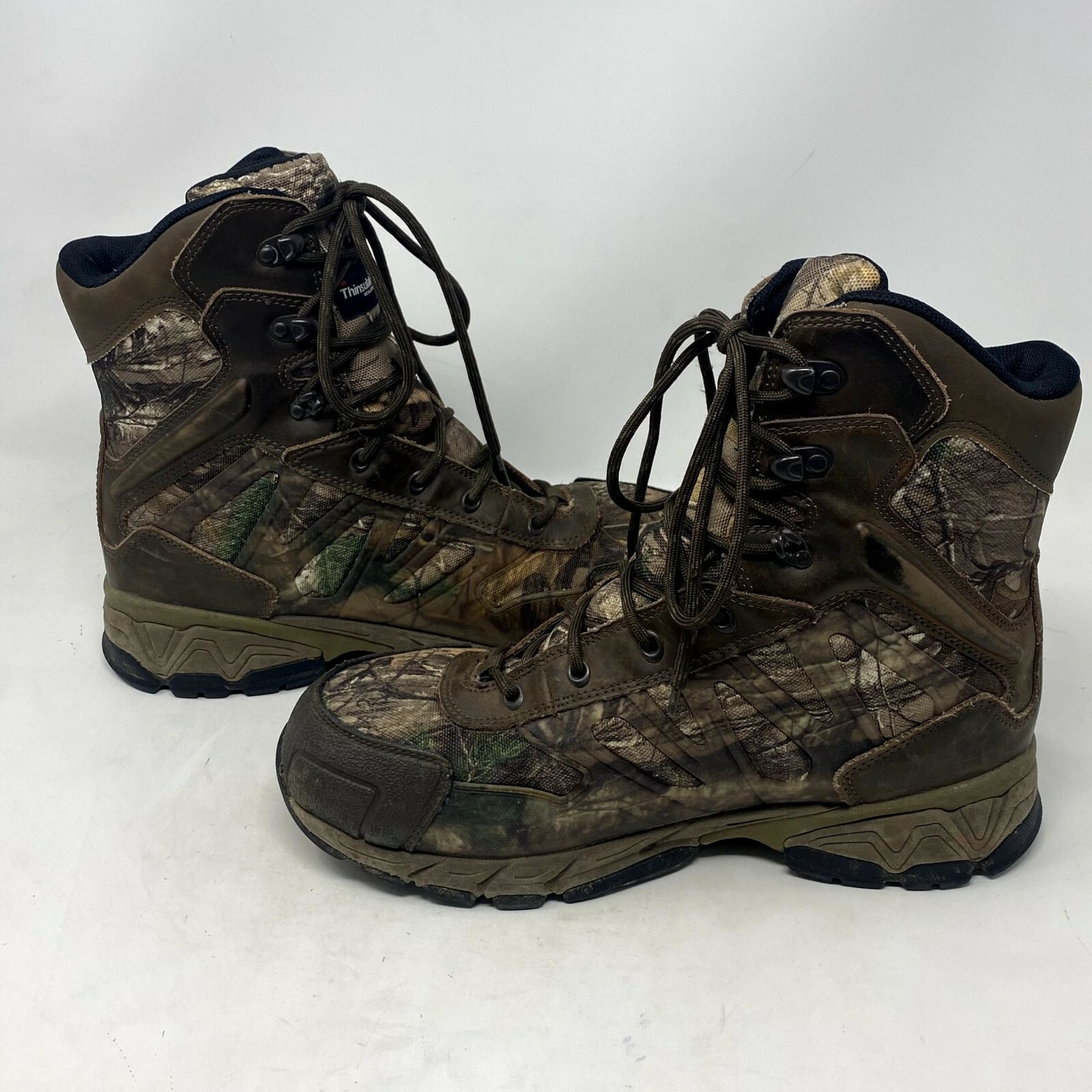 Herman Survivors Camo Hunting Work Boots, Mens Size 8 Gem