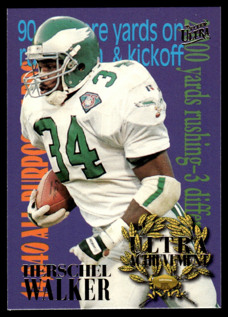 1995 Ultra Achievement Herschel Walker Philadelphia Eagles #8