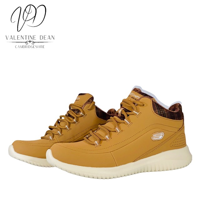 skechers ultra flex just chill ankle boot
