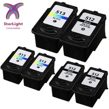 PG-512 CL-513 Ink Cartridge Fit For Canon Pixma iP2700 iP2702 MP230 MP235 LOT