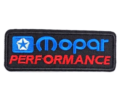 Mopar Performance USA Racing Patch Bügelflicken gestickter Aufnäher