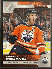 2019-20 Topps Now NHL Sticker #21 Connor McDavid Edmonton Oilers