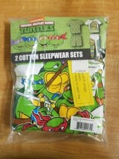TEENAGE MUTANT NINJA TURTLES SLEEPWEAR SET OF 2 SIZE 2T DISTRESSED PKG