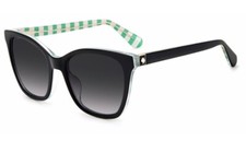 Kate Spade Desi/S 0807/9O Black/Grey Shaded Cat-Eye Women's Sunglasses