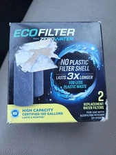 EcoFilter 2-Pack Replacement Filters From ZeroWater Black