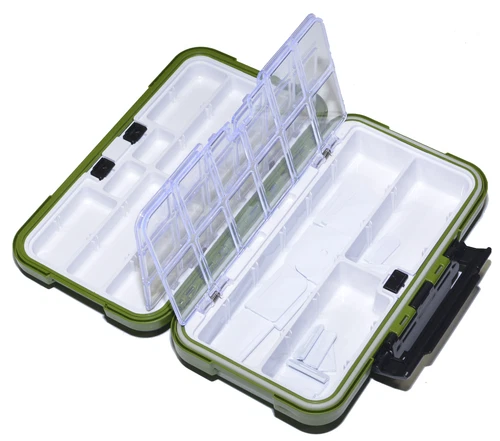 1x Fishing Lure Bait Tackle 2 Layer Storage Box Case Waterproof Compartments NEW - Picture 91 of 150