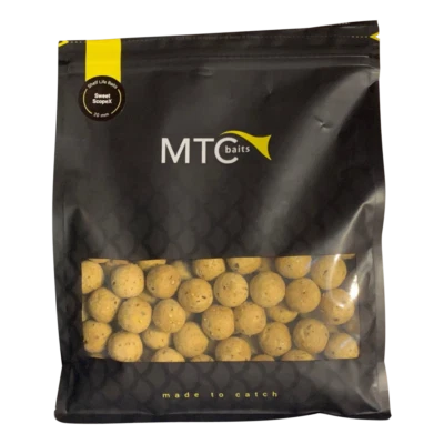 MTC Baits Sweet Scopex Shelf Life Bouillettes Pêche à la Carpe 1-5KG 16-20-24MM - Photo 1/2