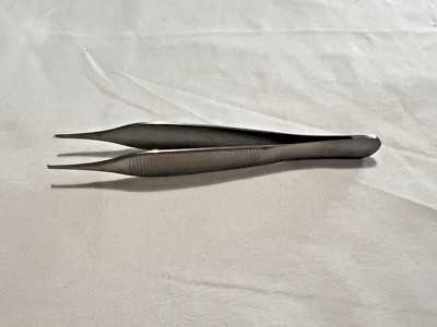 V. Mueller NL1400 Adson Dressing Forceps 1x2 Teeth 4-3/4
