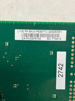 2742 2 line WAN IOA (Comm Card) P/N 53P0700 for IBM server