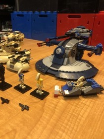 lego star wars armored assault tank 8018, 75080 ++