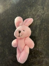 Plush Bunny - Pink - Key Chain