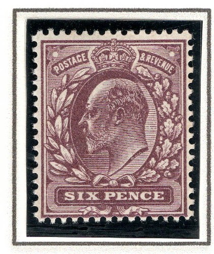 GB KEVII SG299 very deep reddish purple MNH Kat. 120£