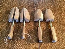  2 Pairs Vintage Cedar Shoe Trees 1 Rochester the other unbranded Size M men  s