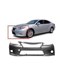 Bumper Cover Fascia for 2013-2015 Lexus ES300h ES350 Sedan Base Front Primed